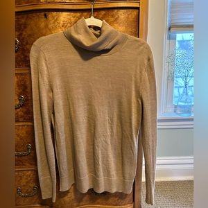 GAP Tan Cowl Neck Sweater